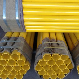 Plastic-coated steel pipe for fire fighting water supply and drainage